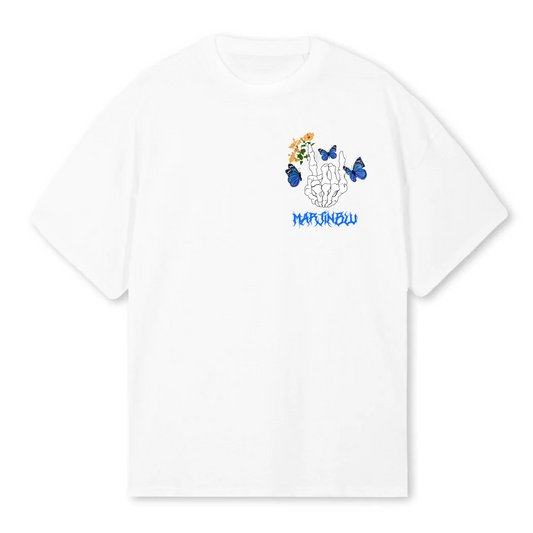 'Rock with us' T shirt - White